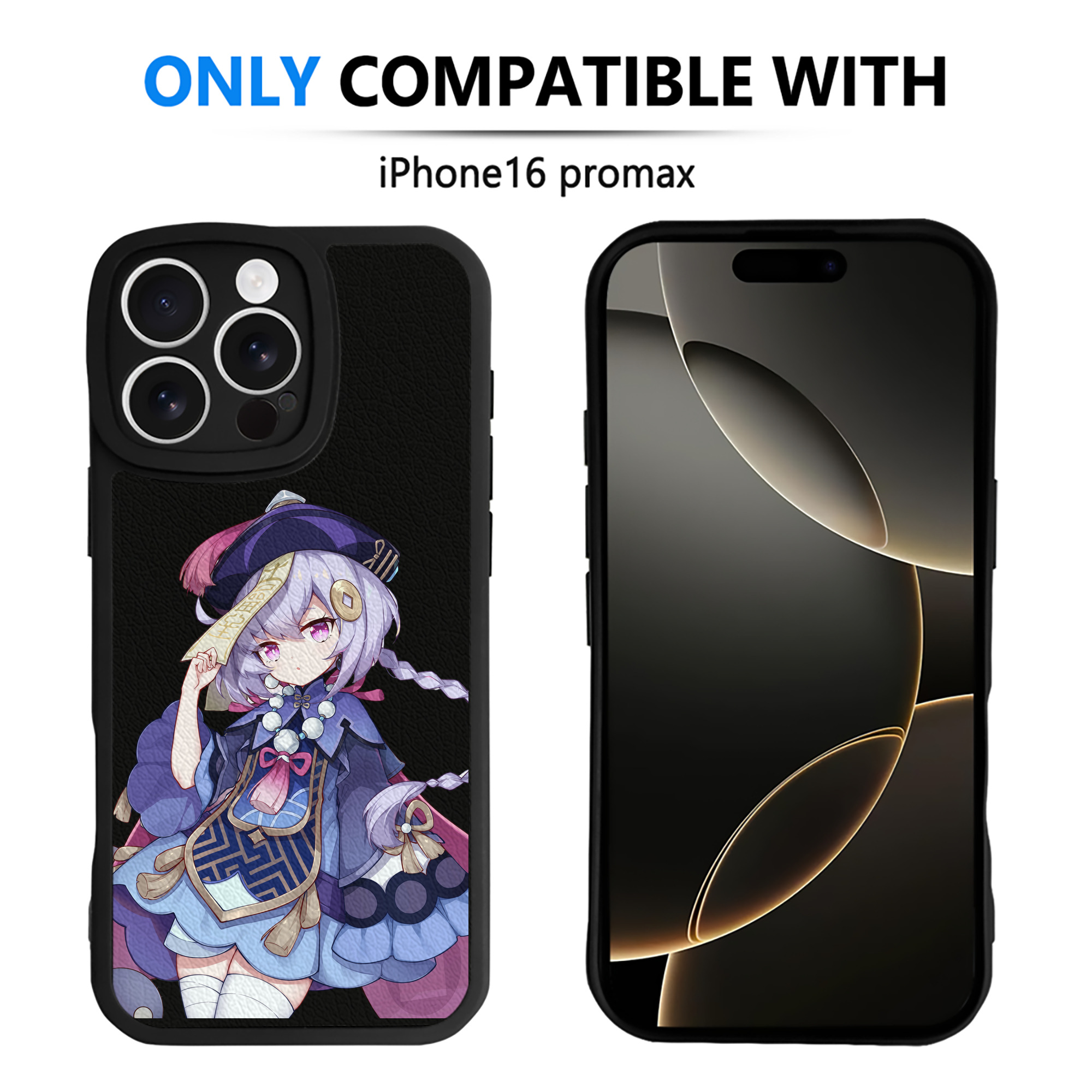 げんし神 七七 なな  genshin Nana 【iPhone 16シリーズ対応】シリコンスマホケース（レザー調） 材質：シリコン
